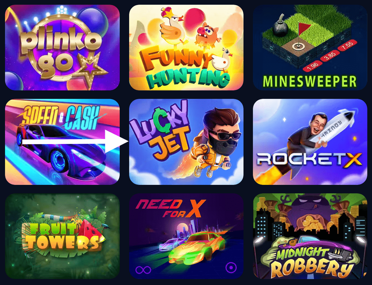 Lucky Jet игра в казино 1win